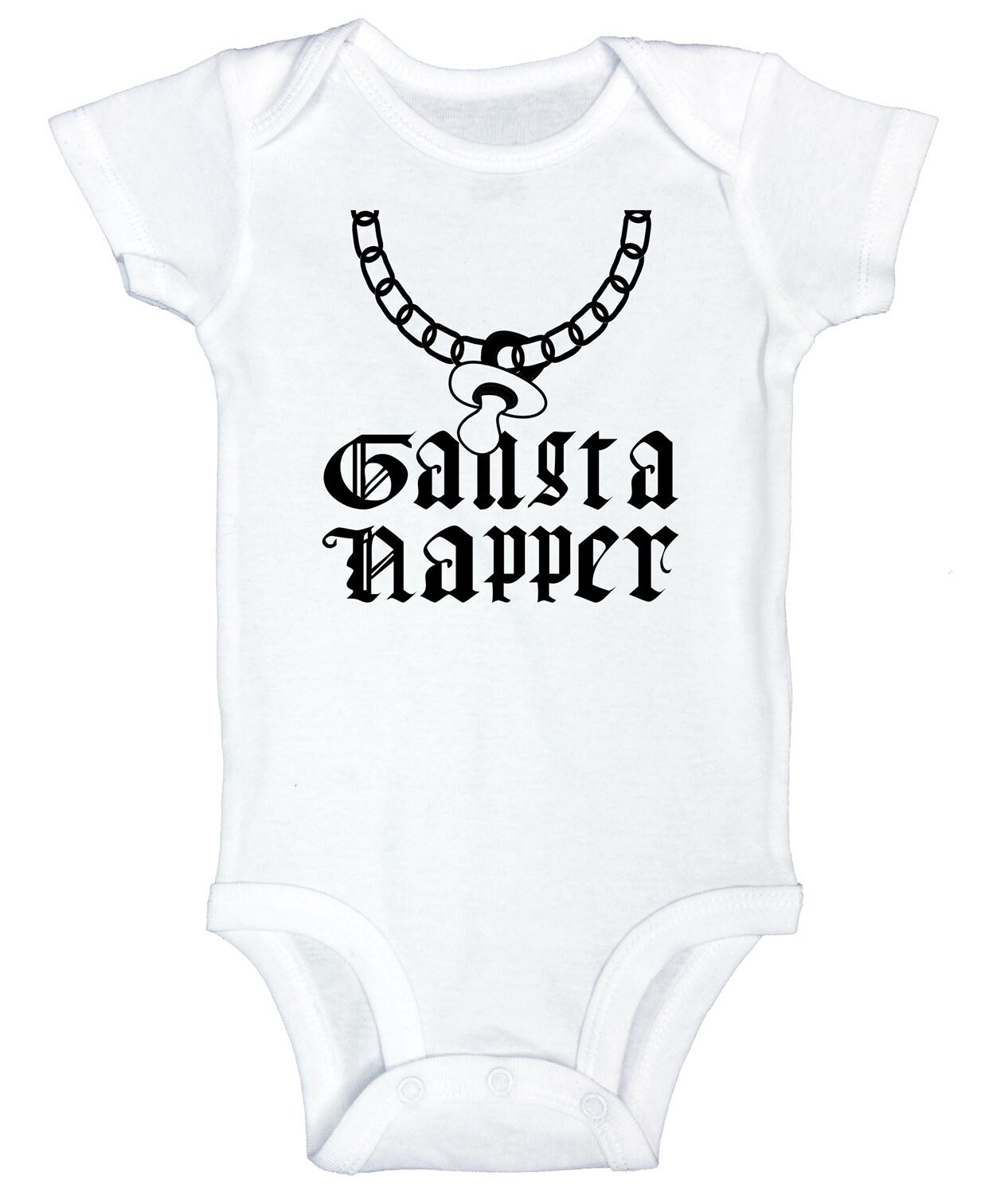 Gangsta Napper Baby Onesie Romper Funny Gangster Inspired Rap Etsy