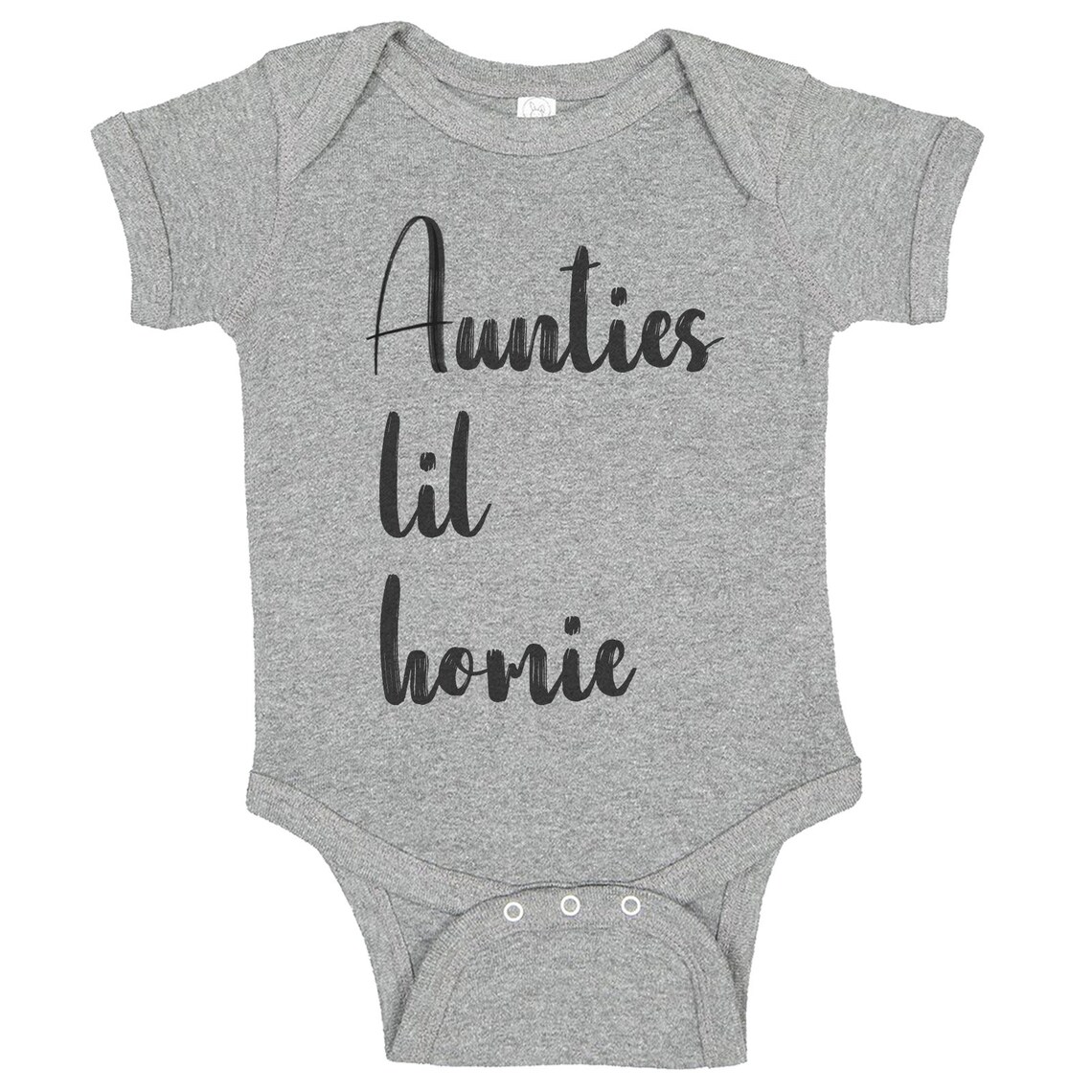 Aunties lil Homie Boys Girls Aunt Onesie Newborn Infant Baby | Etsy