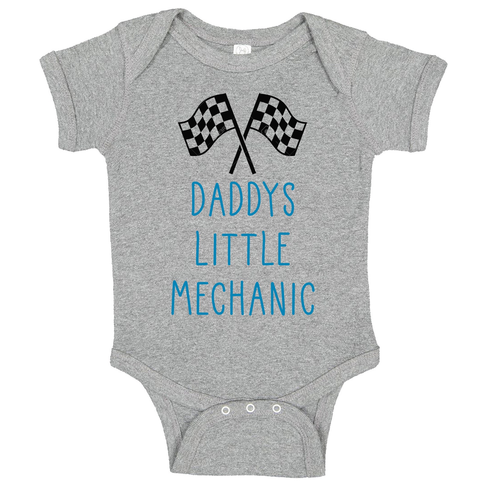 Daddys Little Mechanic Infant Onesie Race Car Boys Tee Fast Etsy