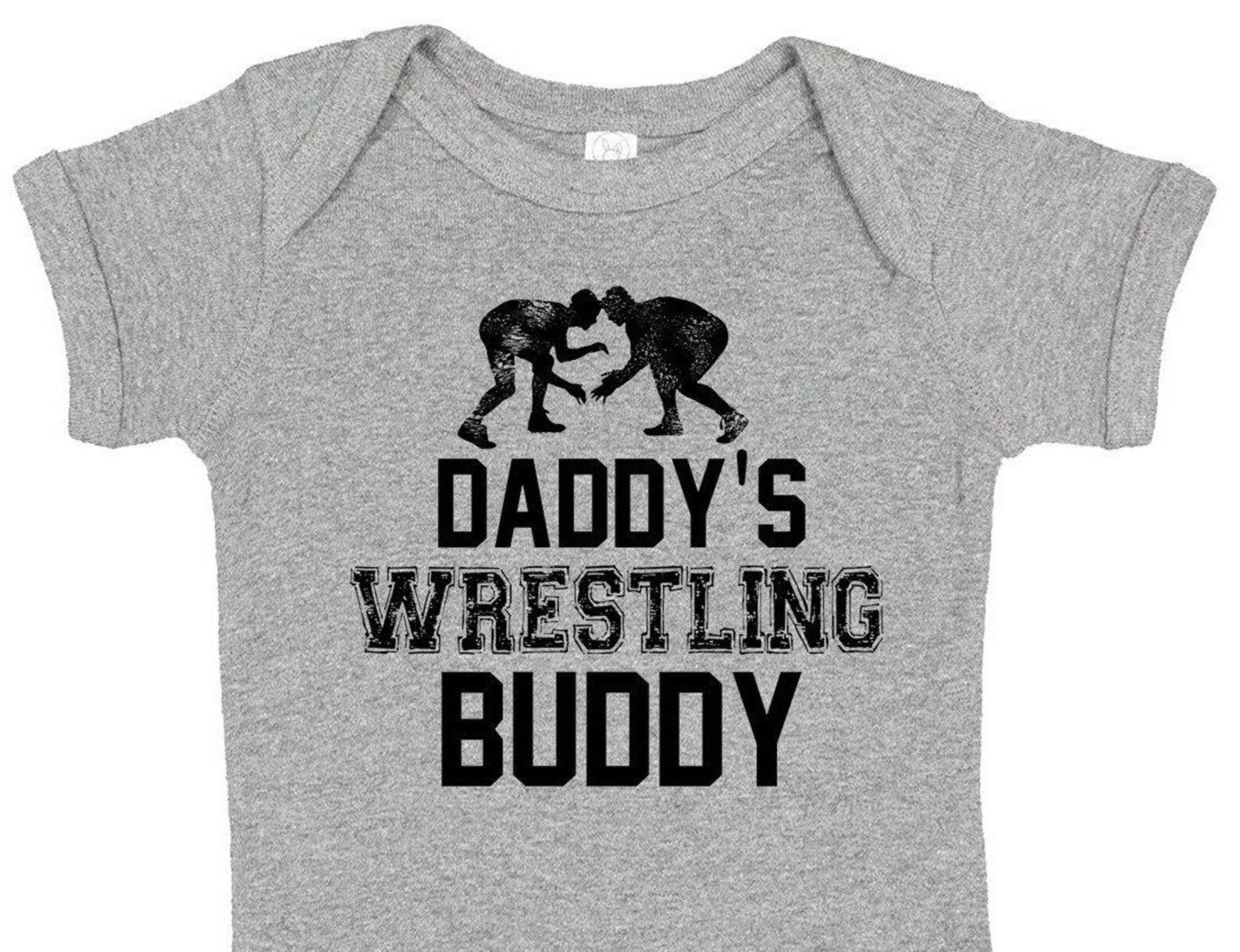 Newborn Infant Wrestling Tshirt Onesie Daddys Wrestling Etsy