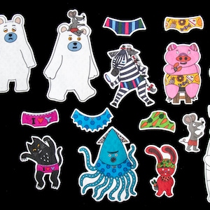 Polar Bear&#39;s Underwear Felt Story Set