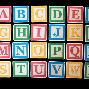 ABC Blocks Felt Set