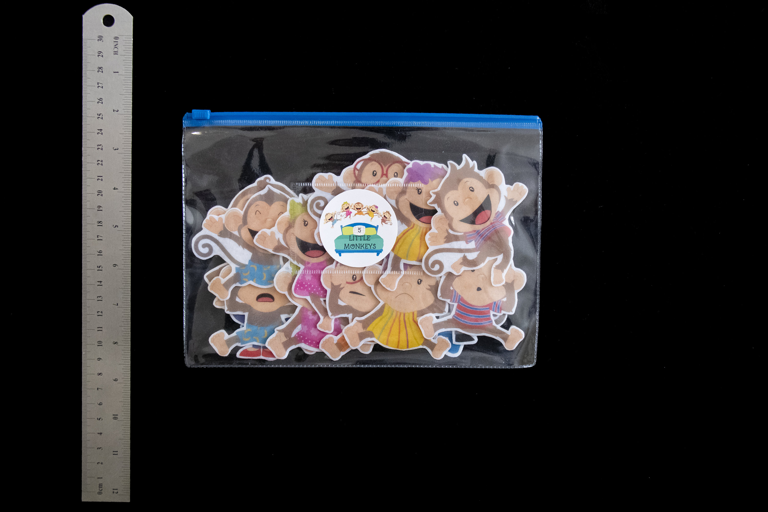 5 Little Monkeys Felt Story Set - Etsy
