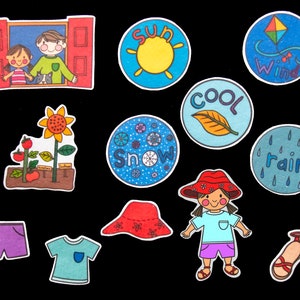 Witaj Świecie - Zestaw opowieści o pogodzie z filcu