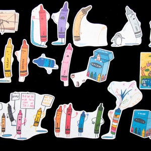 The Day the Crayons Quit Felt Story Set