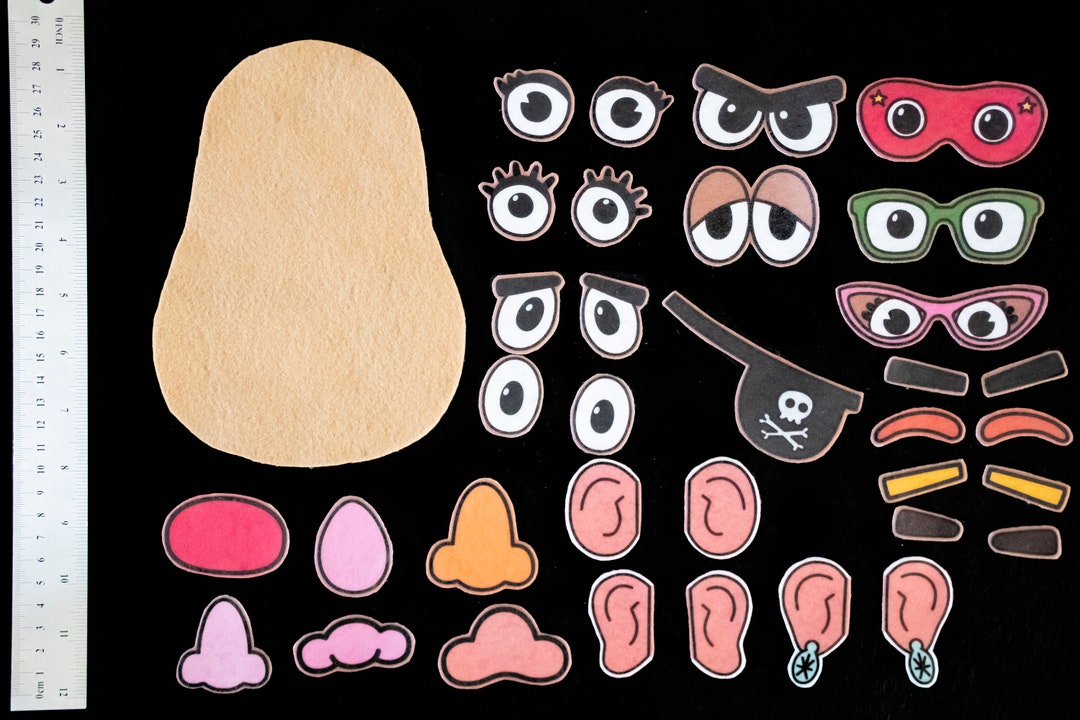 Mr Potato Head Felt Set - Etsy Canada