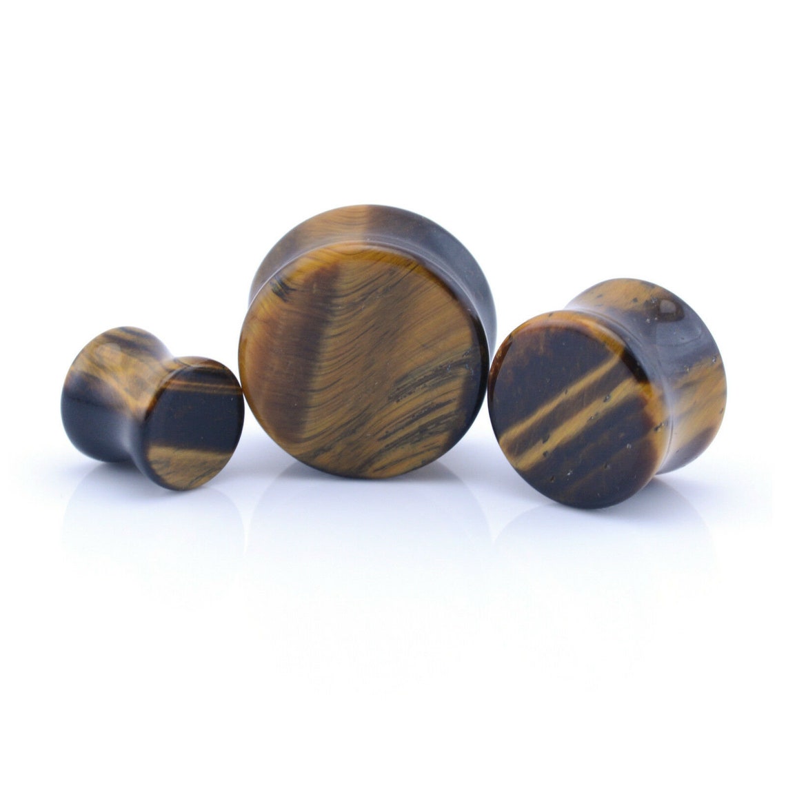 6G 2 Pairs EAR STONE PLUGS Organic Natural Stone 6G Ear Etsy