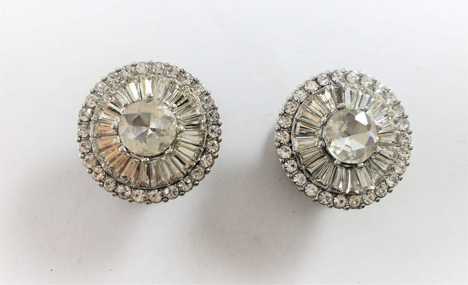 9/16 14mm Diamond Ear Plugs Tunnels Stainless Steel Etsy