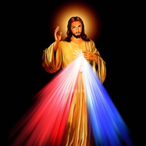 Impresión de la Divina Misericordia. Este archivo ha sido actualizado.