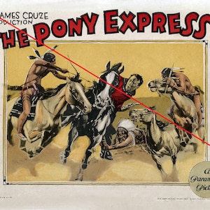 The Pony Express Poster  1925