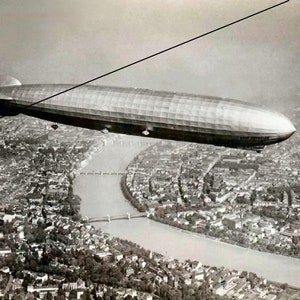 The Graf Zeppelin over Basel 1930