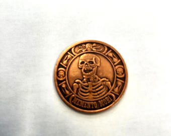 Memento mori coin/Skeleton coin. For entertainment only.