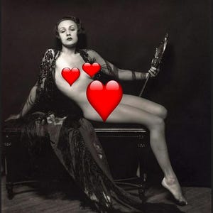 Ziegfeld  girl with mirror