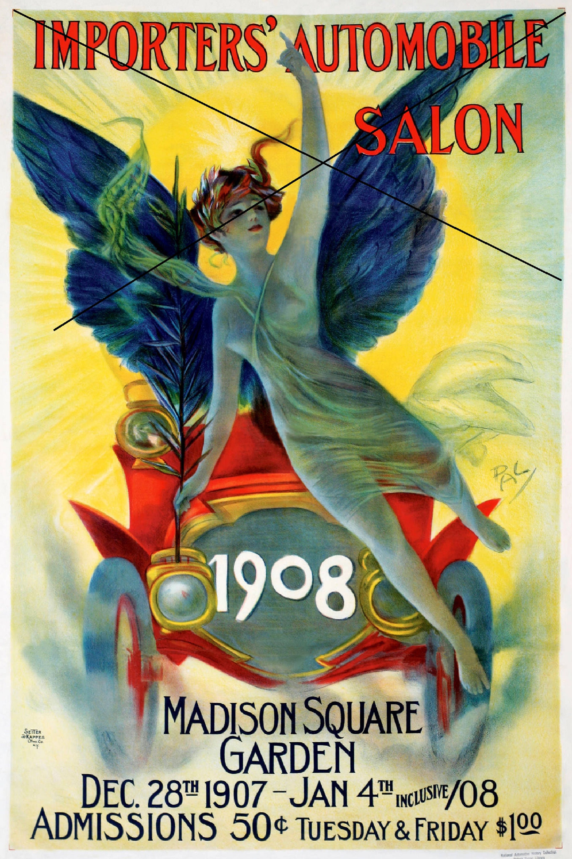 1908 Auto Salon Ad Paris - Etsy