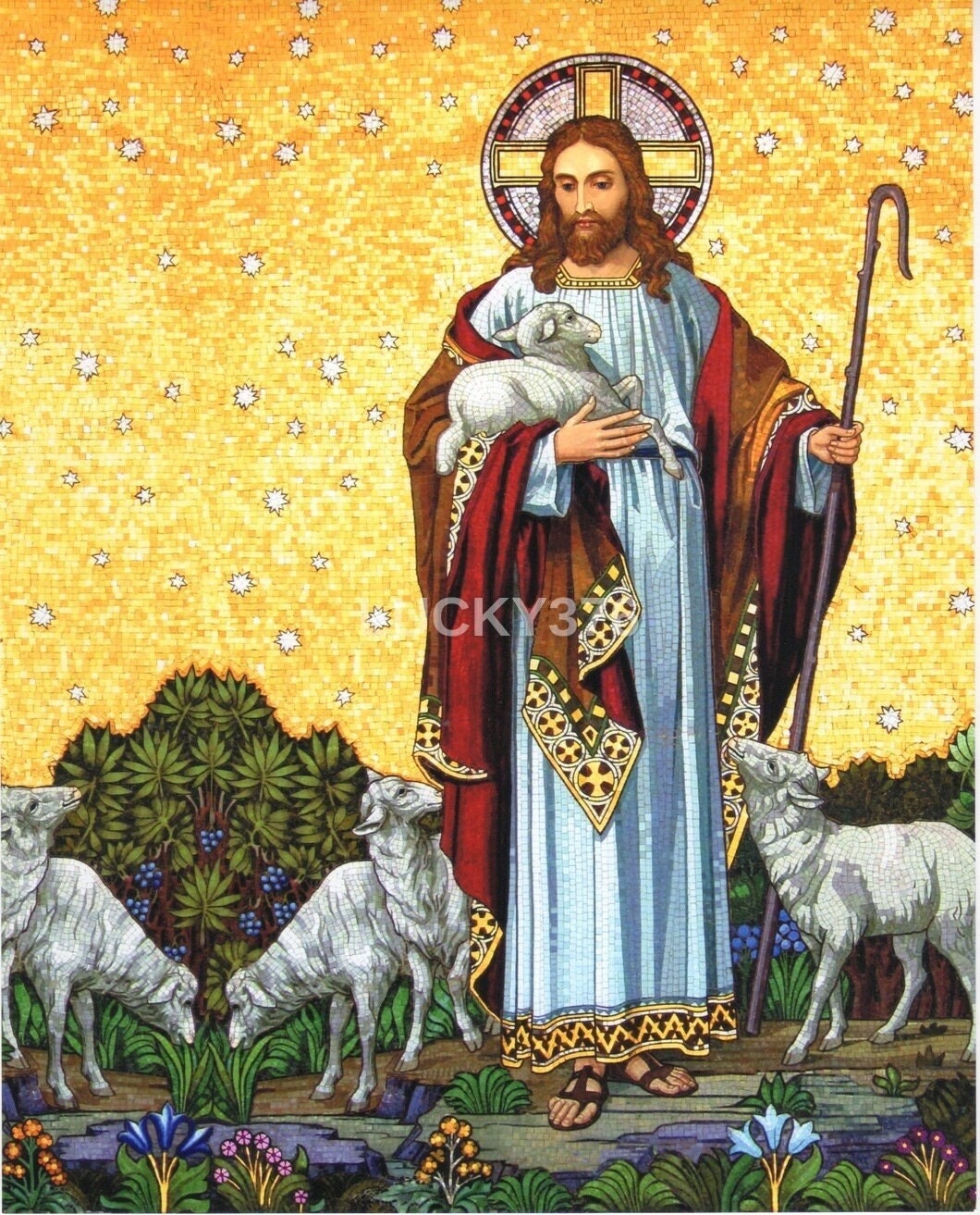 The Good Shepherd . A Beautiful picture