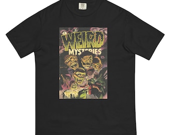 Uniseks kledingstukgeverfd zwaargewicht T-shirt
