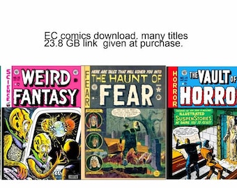 EC comics digital collection.cbr files Many titles.download