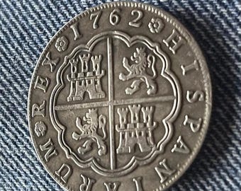 1762 Spain 8 Reales - Carlos III