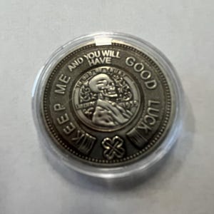 Lucky coin grim reaper coin . Not real for entertainment only