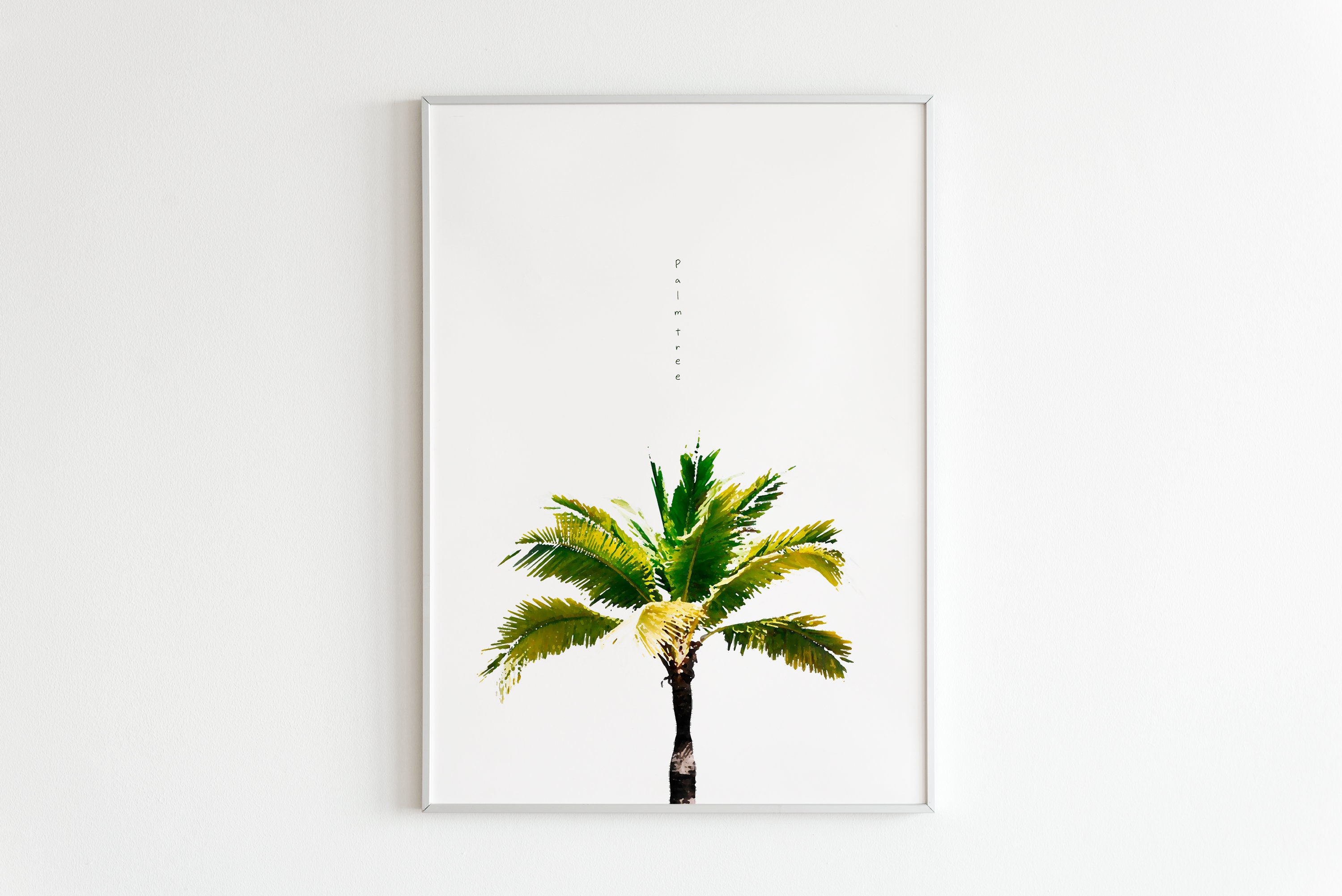 Palme Grün Kunst Schlafzimmer Wand Dekor Digital Prints Home | Etsy