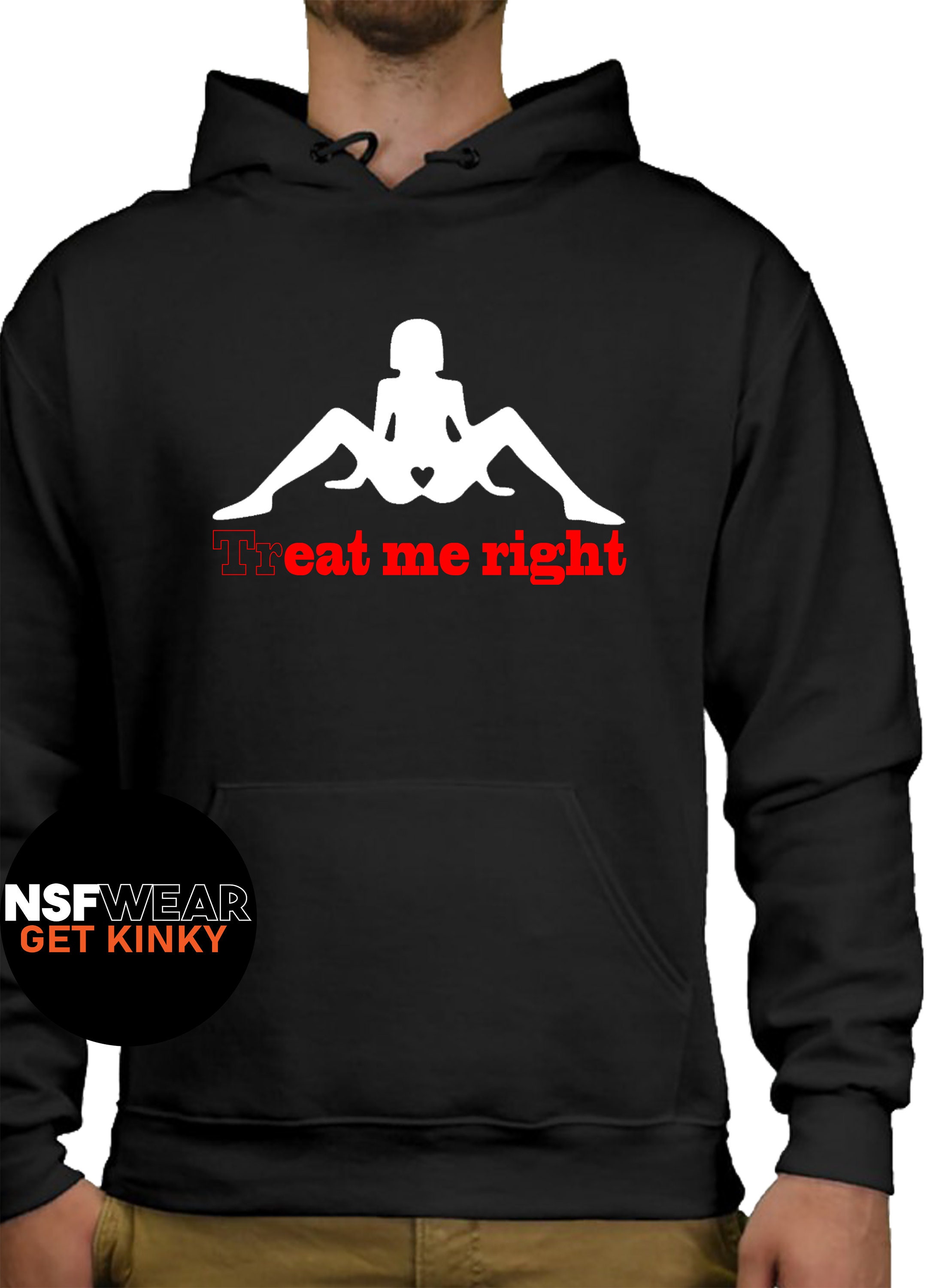 Treat Me Right Hoodie BDSM Femdom Submissive Kinky Fetish