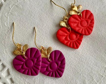 Sacred Heart earrings