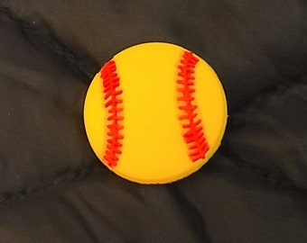 softball croc jibbitz