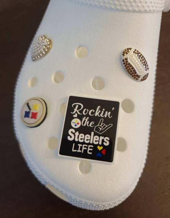 steelers croc charms