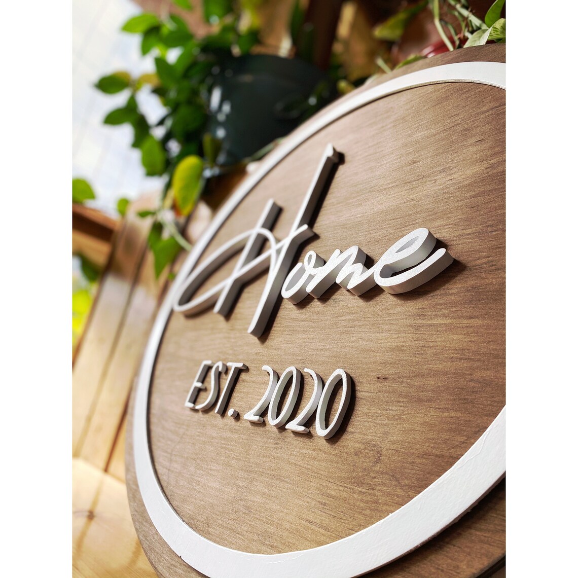 Home sign Wooden home sign New Home Sign Personalized Home Etsy