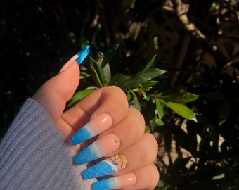 Ocean Press On Nail