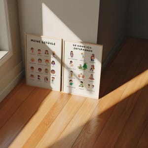 Feelings poster for children I Emotions I How do I feel today I Children's room | Teachers I Naming feelings I Gift for parents I Learning poster