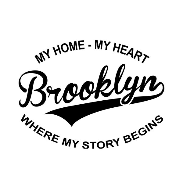 Brooklyn svg brooklyn new york png t-shirt design brooklyn png new york png brooklyn printable art