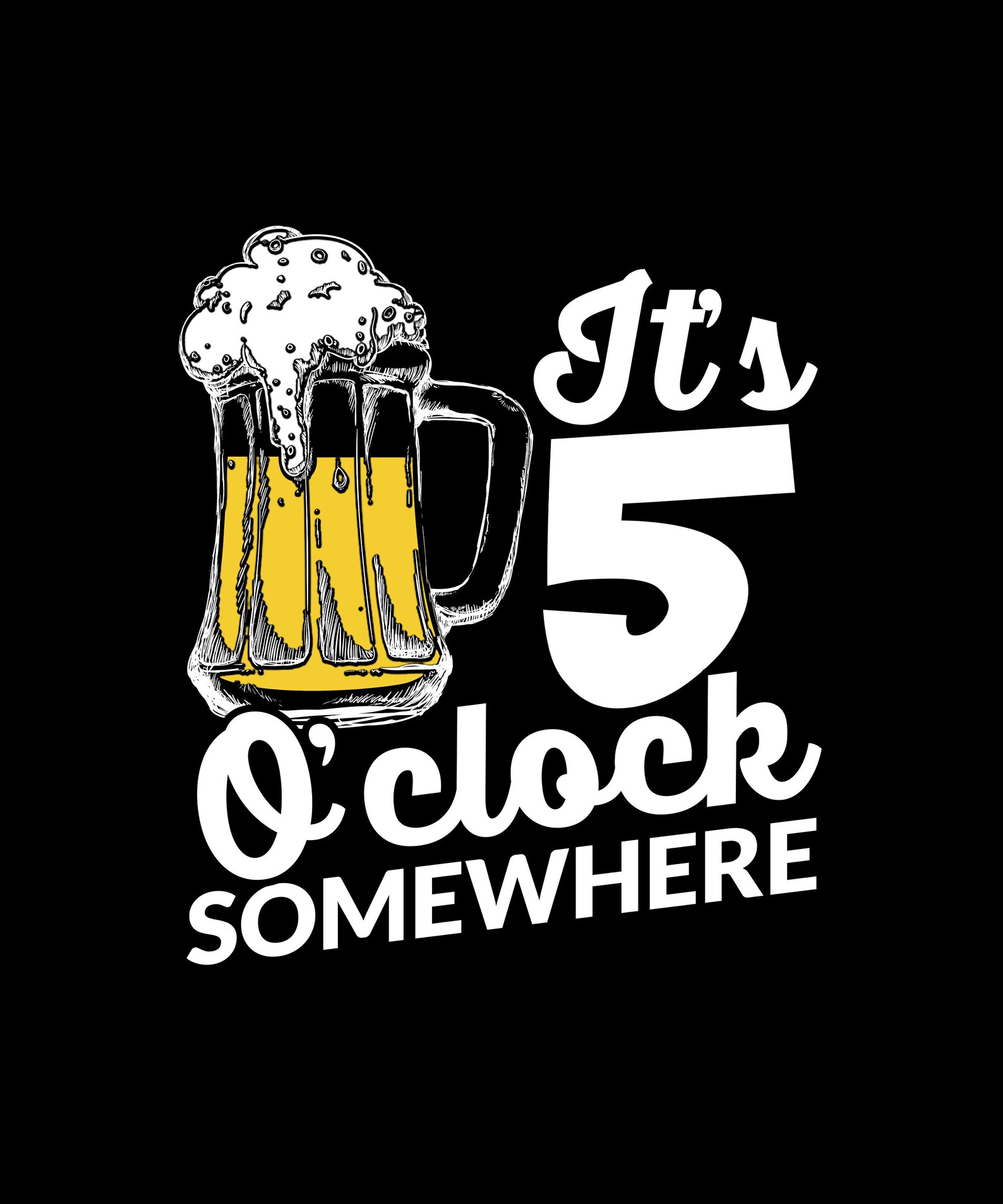 It's 5 Oclock Somewhere Png Beer Shirt Png Printable Wall Art - Etsy