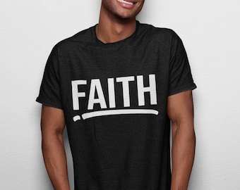 Faith Cross SVG Cut File, DXF Cut File, Clipart, Printable, Silhouette, Svg, faith png faith shirt design png instant download