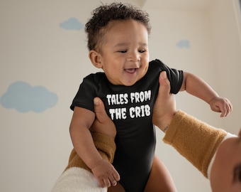 Tales from the Crib halloween funny baby print on demand shirt design png