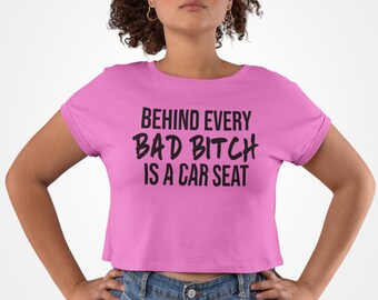 Behind every bad bitch is a carseat mom shirt digital download PNG. mom png shirt design mom shirt svg