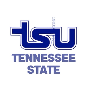 Tennessee State Neck Gaiter Blue All Over Logo TSU