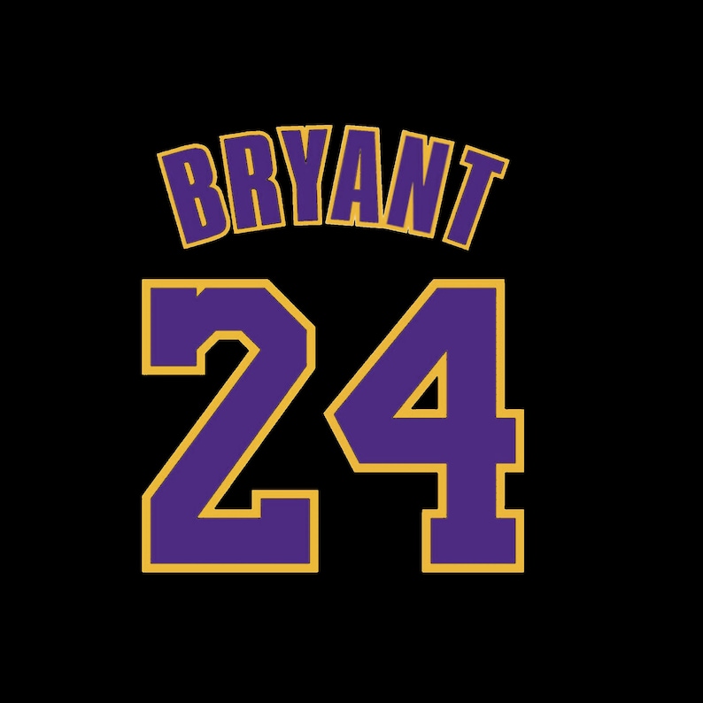 Download Kobe Bryant 24 svg Kobe Bryant RIH svg Kobe svg Black | Etsy