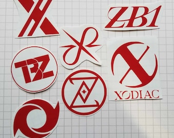 K-pop vinyldekal anpassad | ZB1 Omega X The Boyz Trendz Xodiac Xdinary Heroes