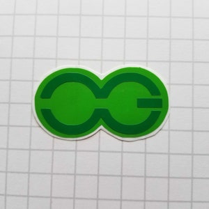 OffGun,light green and dark green logo.