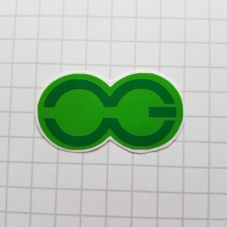 OffGun,light green and dark green logo.