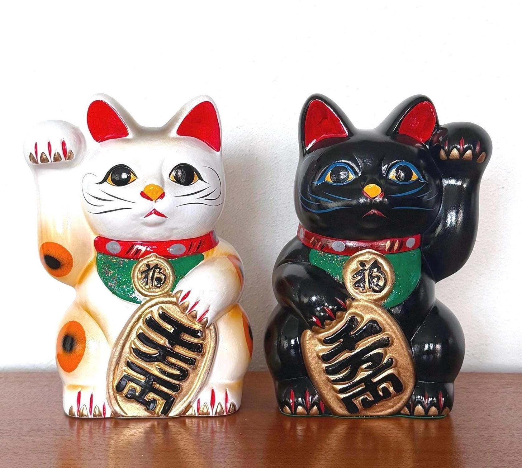 Antique Maneki Neko - Etsy