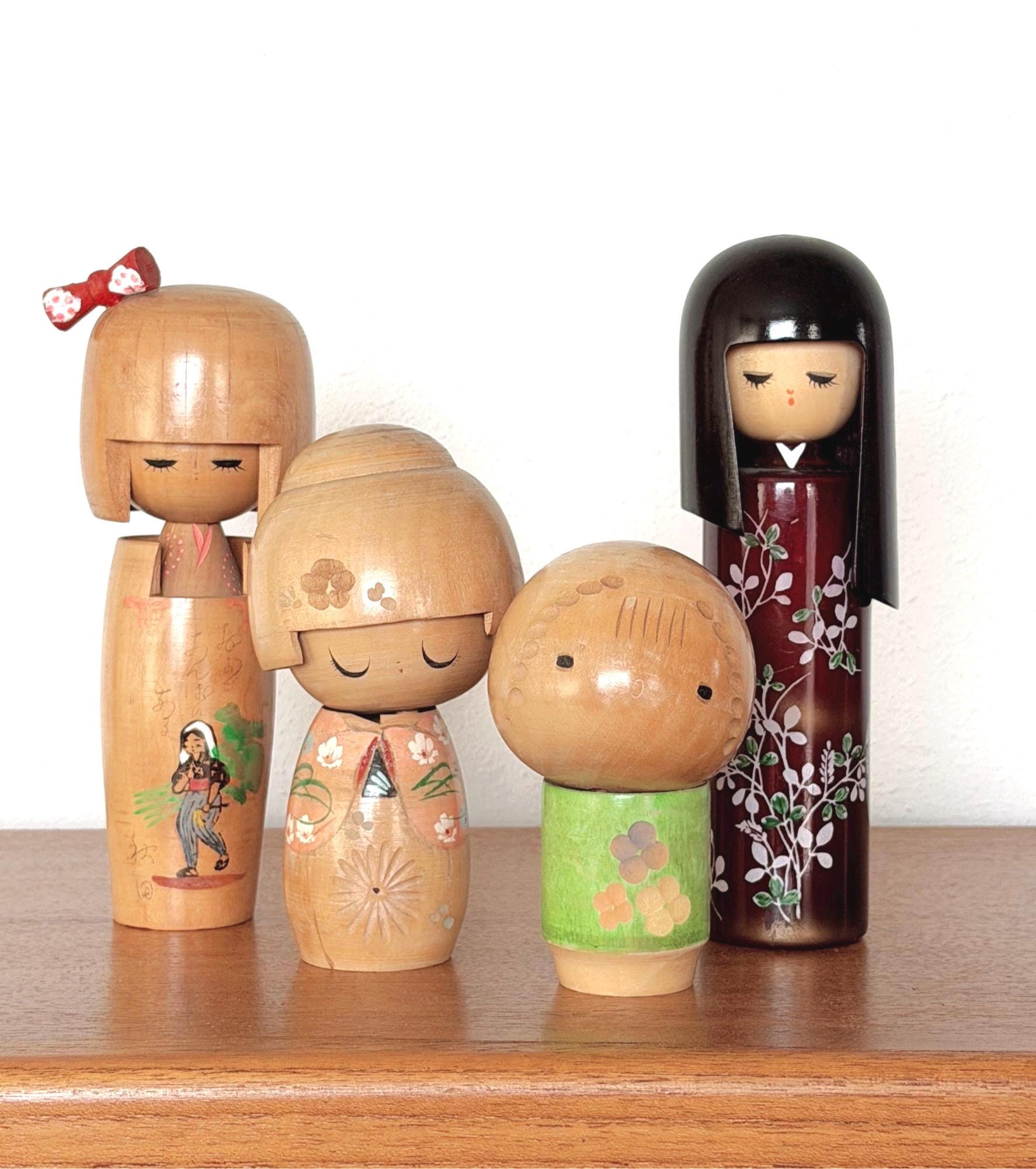 Kokeshi Japanese Dolls - of | Lot Doll Japan Vintage – Etsy