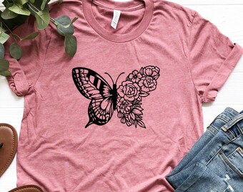 graphic tees butterfly