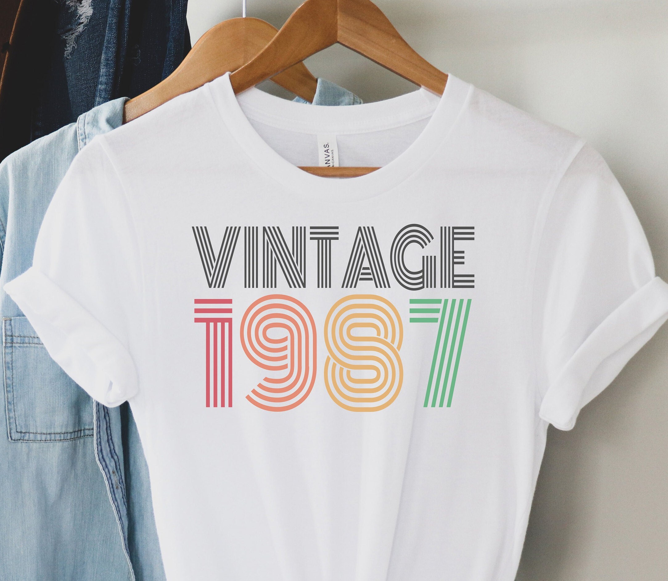 Vintage 1987 Shirt 35th Birthday Shirt 35th Birthday Gift | Etsy