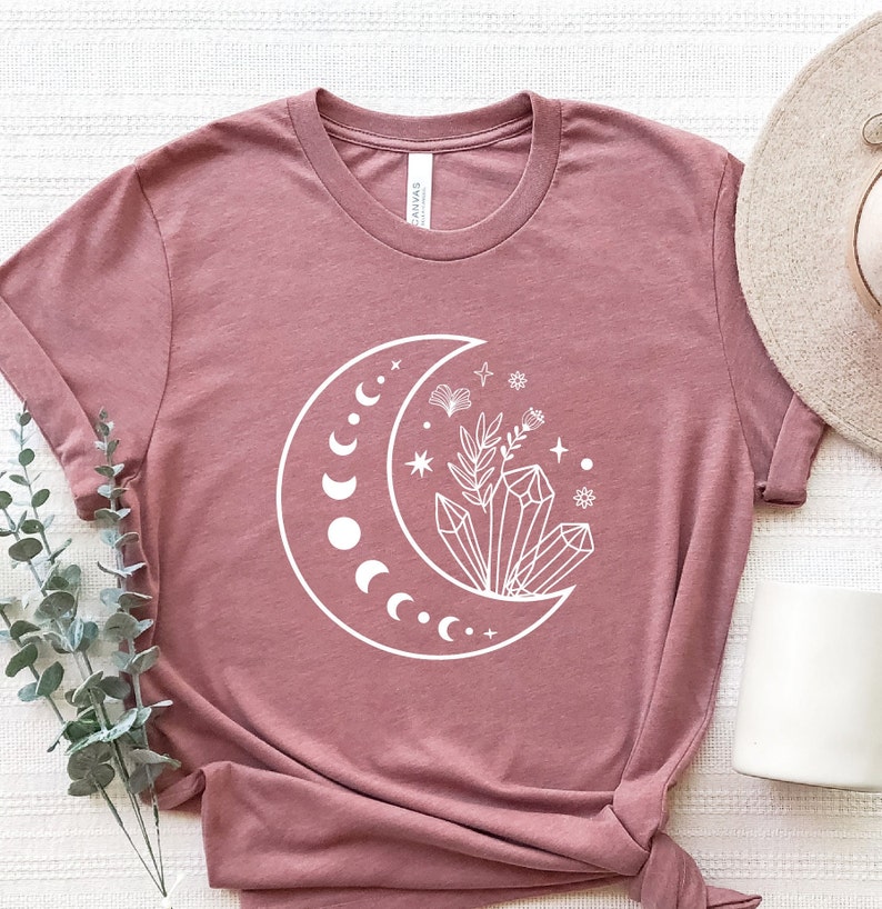 Moon Phases Shirt Moon Shirt Moon Phases T-shirt Witchy - Etsy