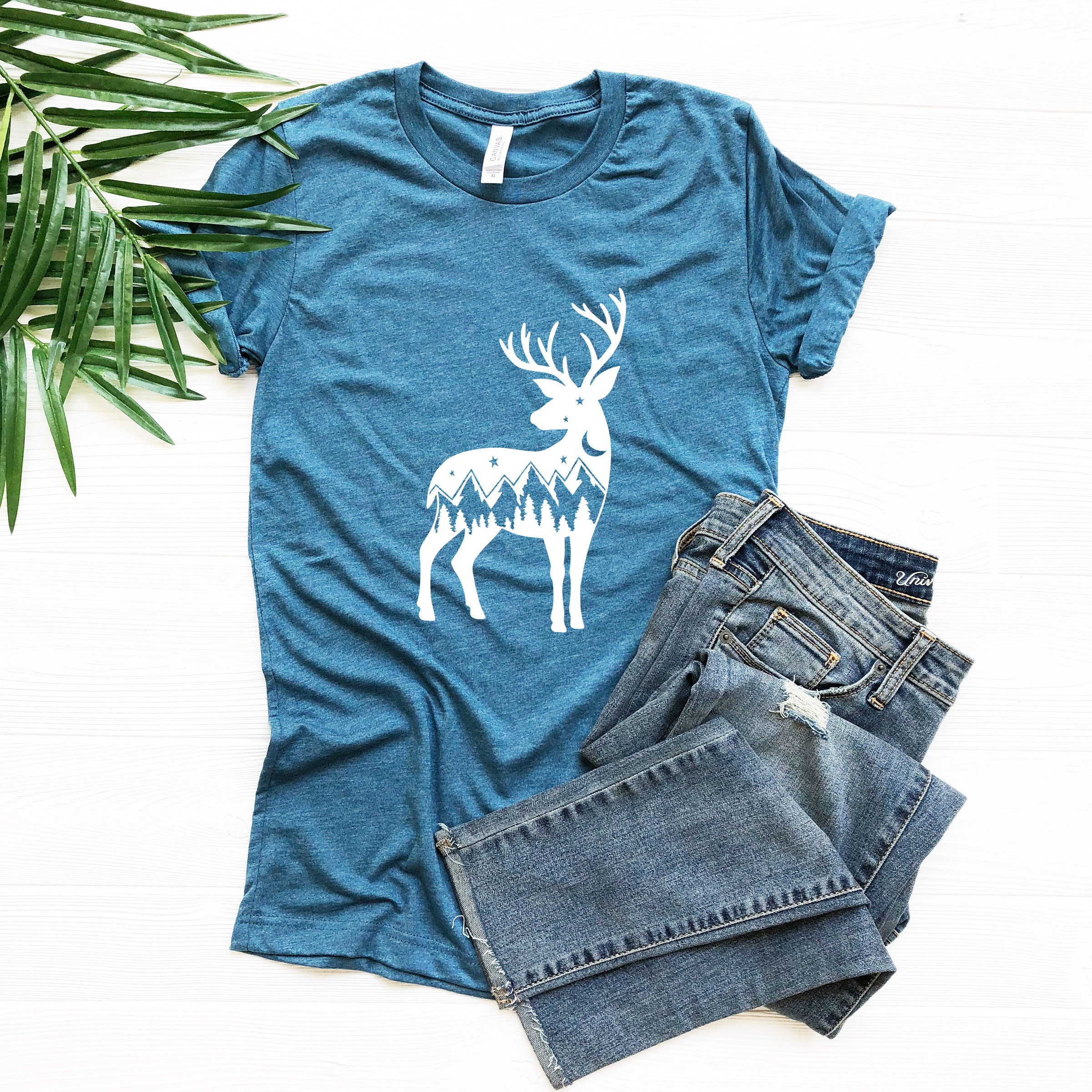 Deer Shirt Deer Shirts For Women Deer Christmas Shirt Etsy