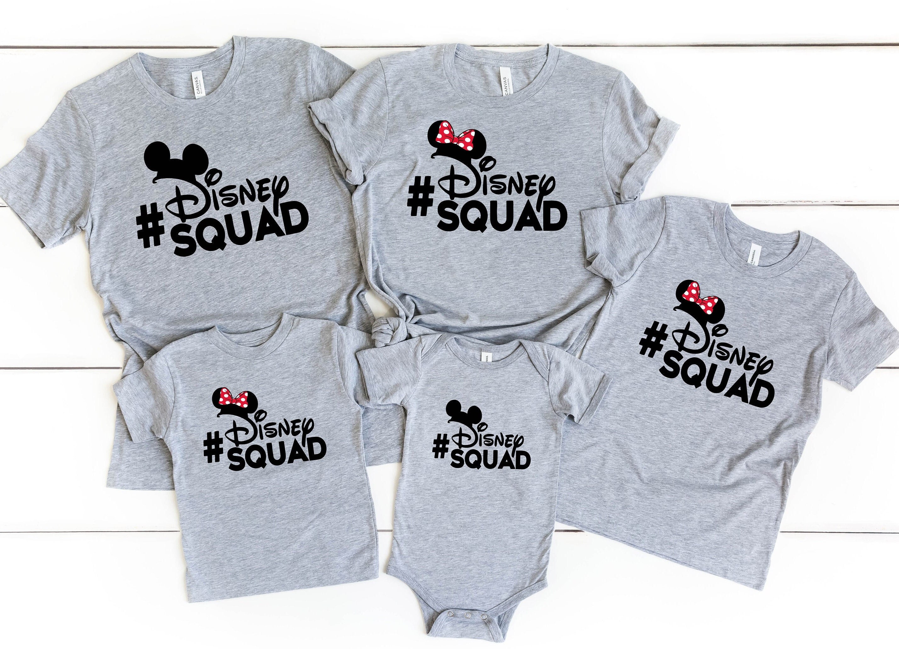 Family Disney Squad Shirt 2023, Minnie Mickey Disney Squad Shirt