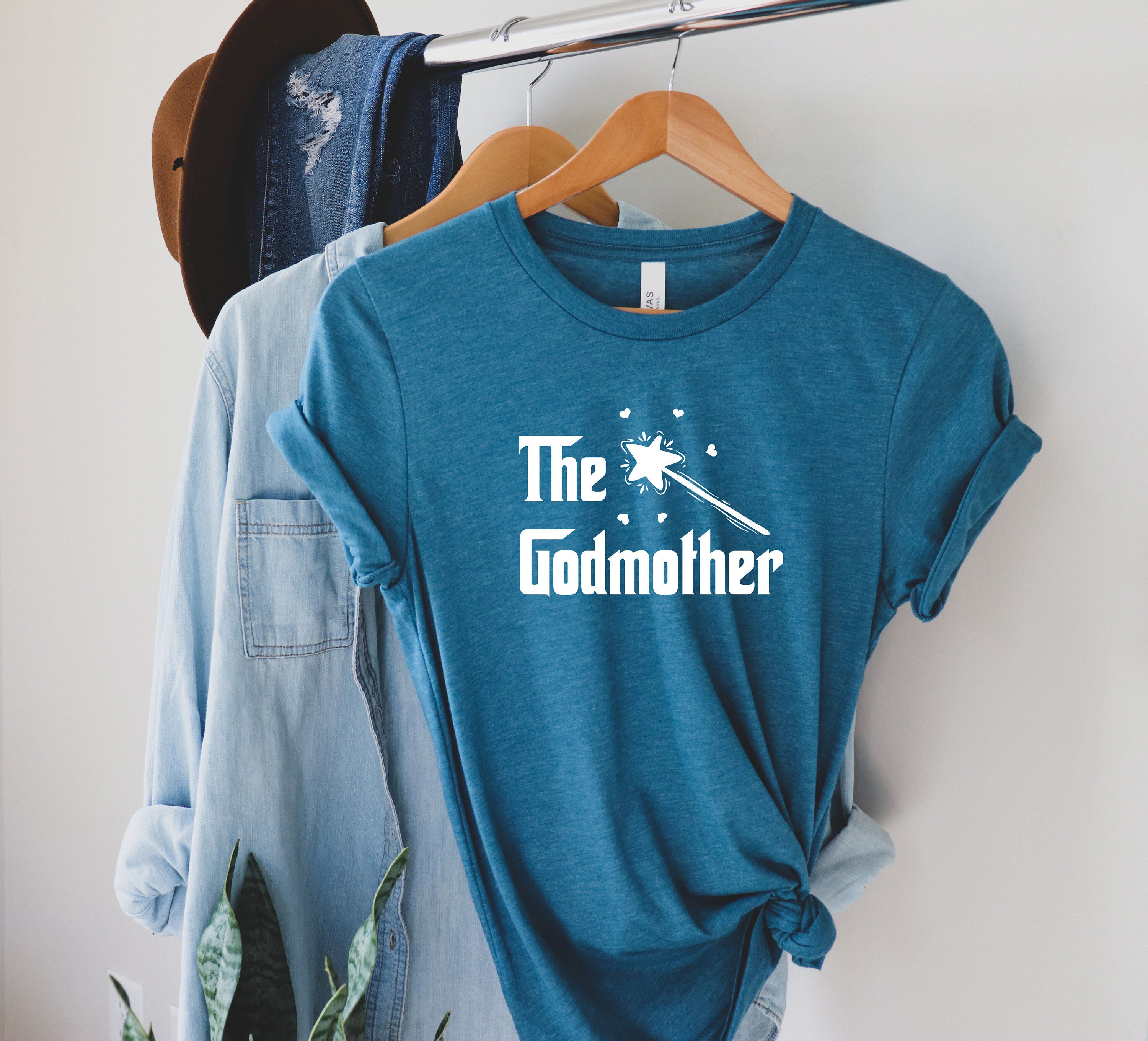 The Godmother Shirt Godmother Gift Shirt Baptism Shirt Etsy
