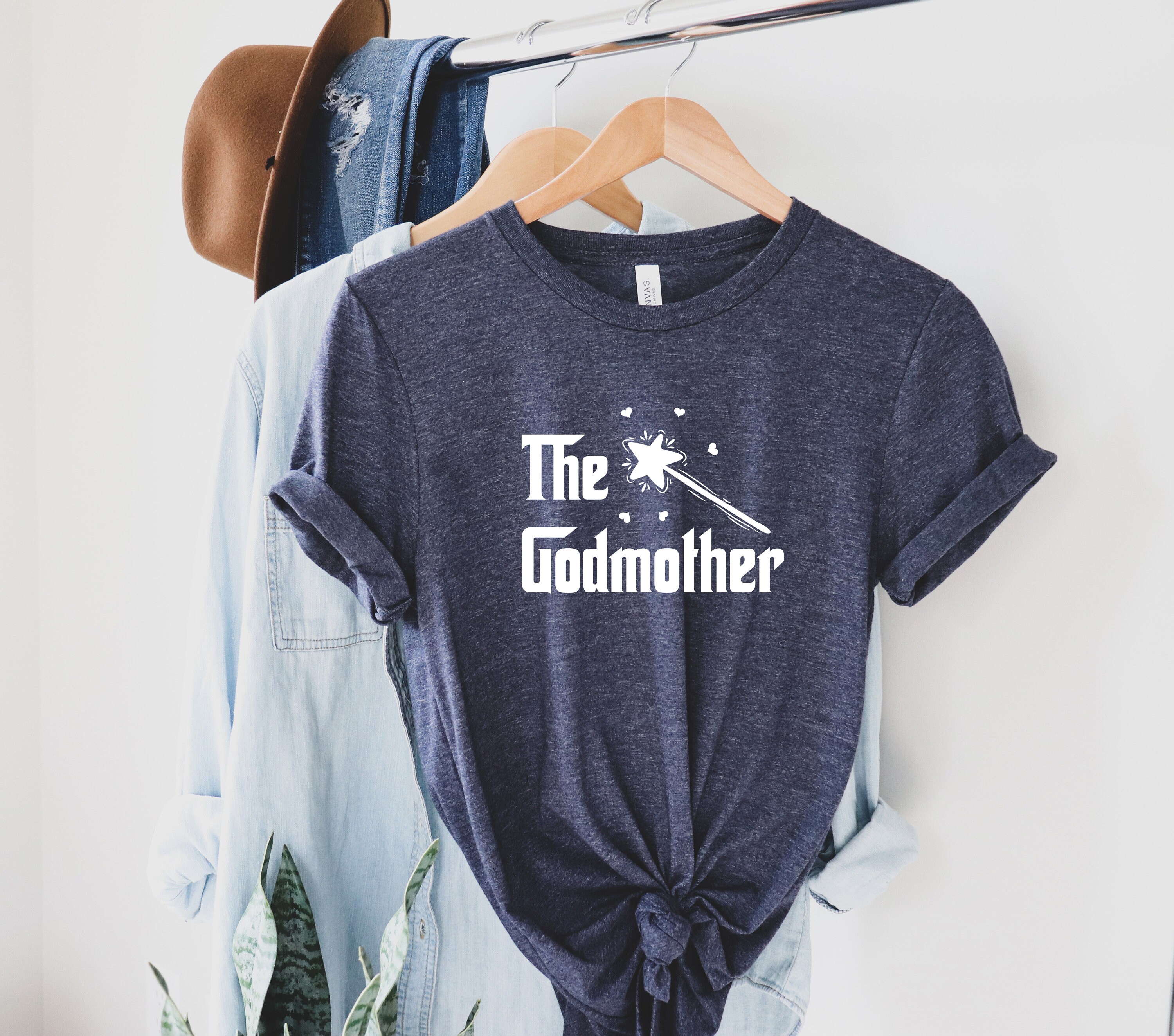 The Godmother Shirt Godmother Gift Shirt Baptism Shirt Etsy